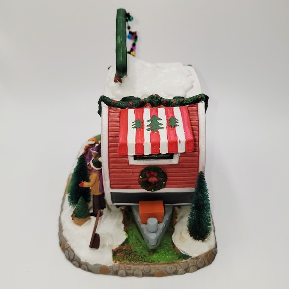 Lemax Farm Fresh Christmas Trees Lighted Building Camper Trailer 25892 Michaels - Picture 4 of 7